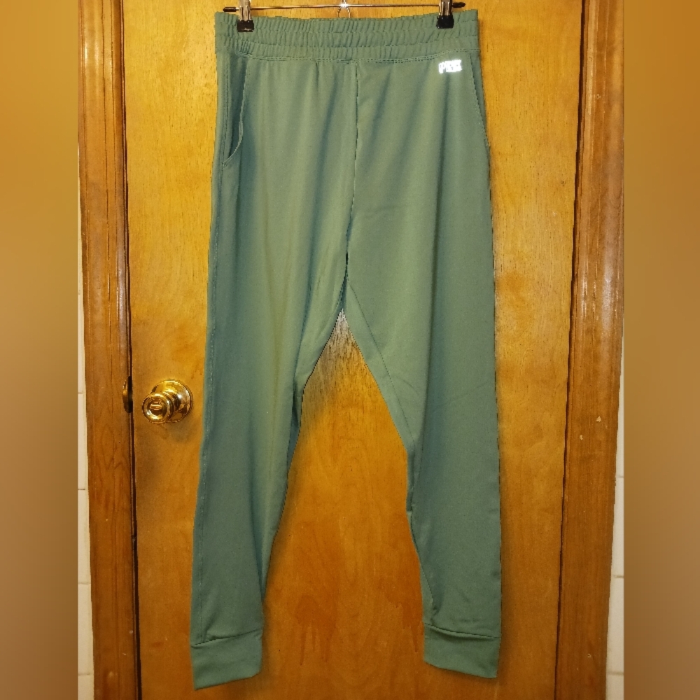 Pink jogger pants